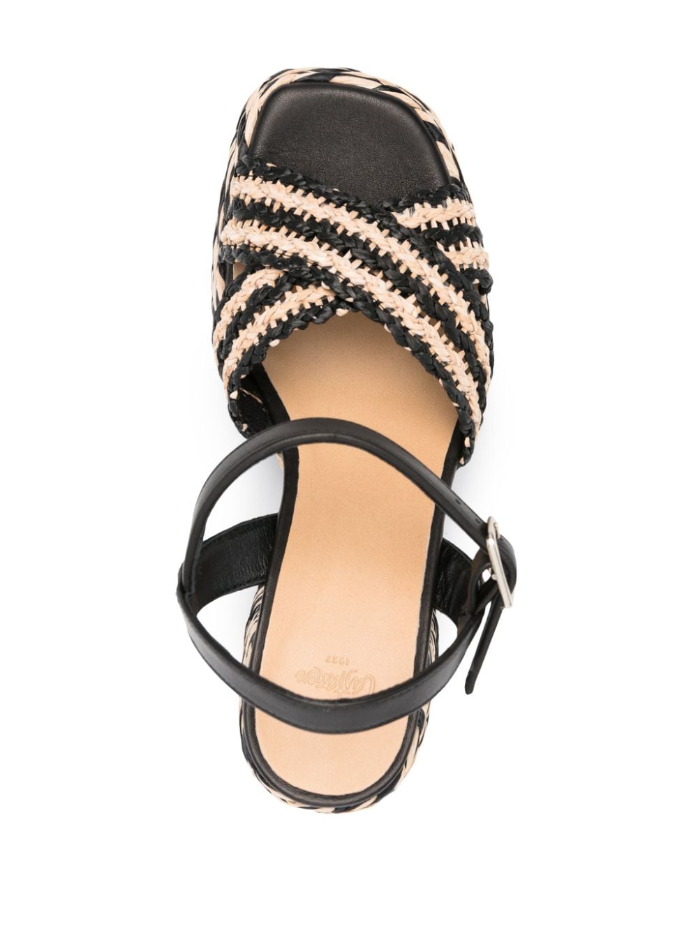 Castañer Vicen Raffia Heel Sandals - view 2