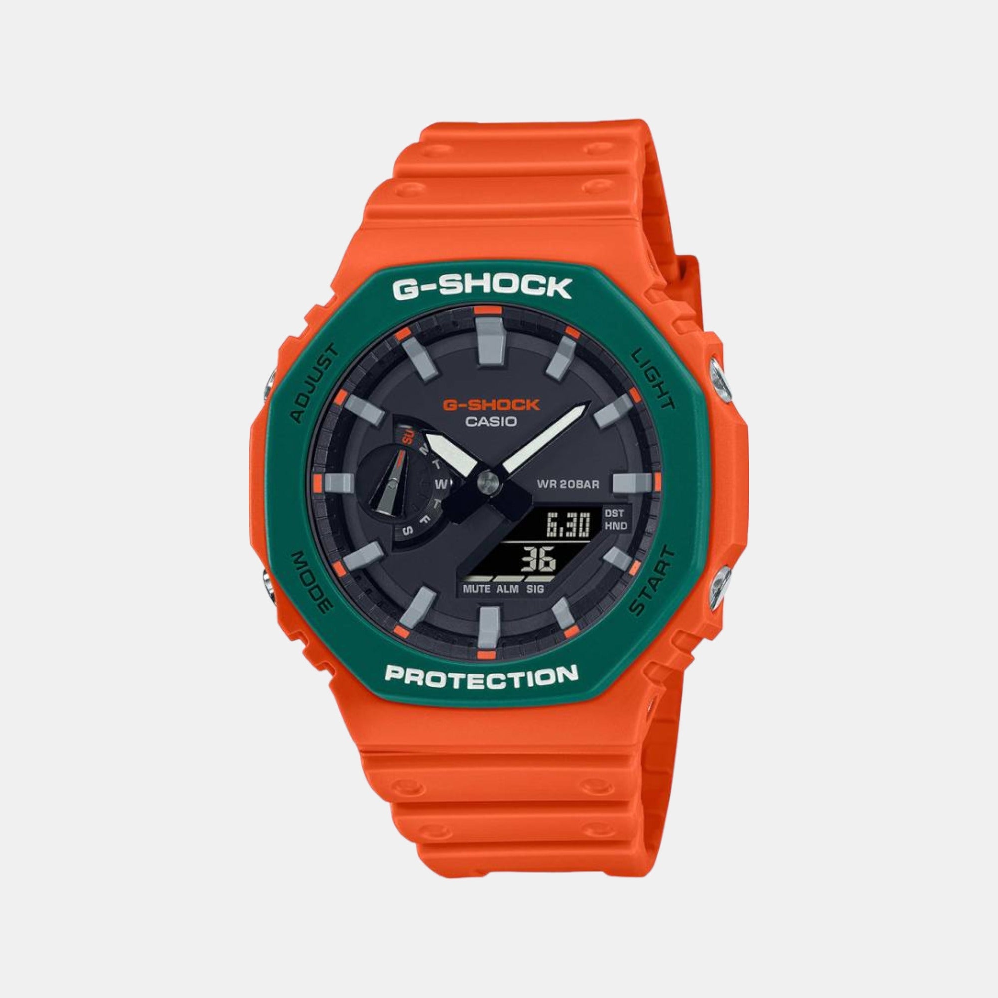 Casio G-Shock Men Quartz Black Dial Analog-Digital Resin Watch G1299