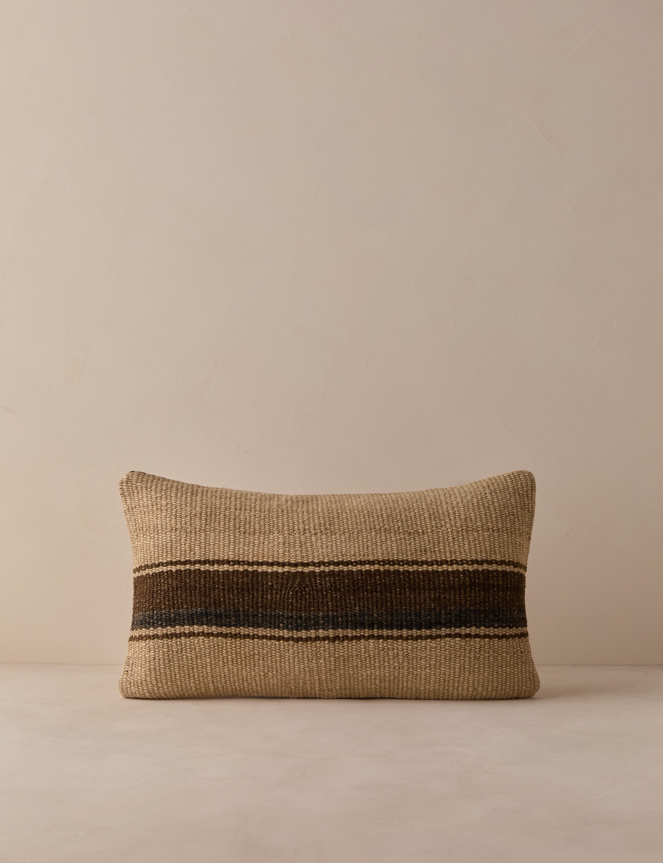 Lulu and Georgia Vintage Lumbar Pillow No. 337, 12" x 20"