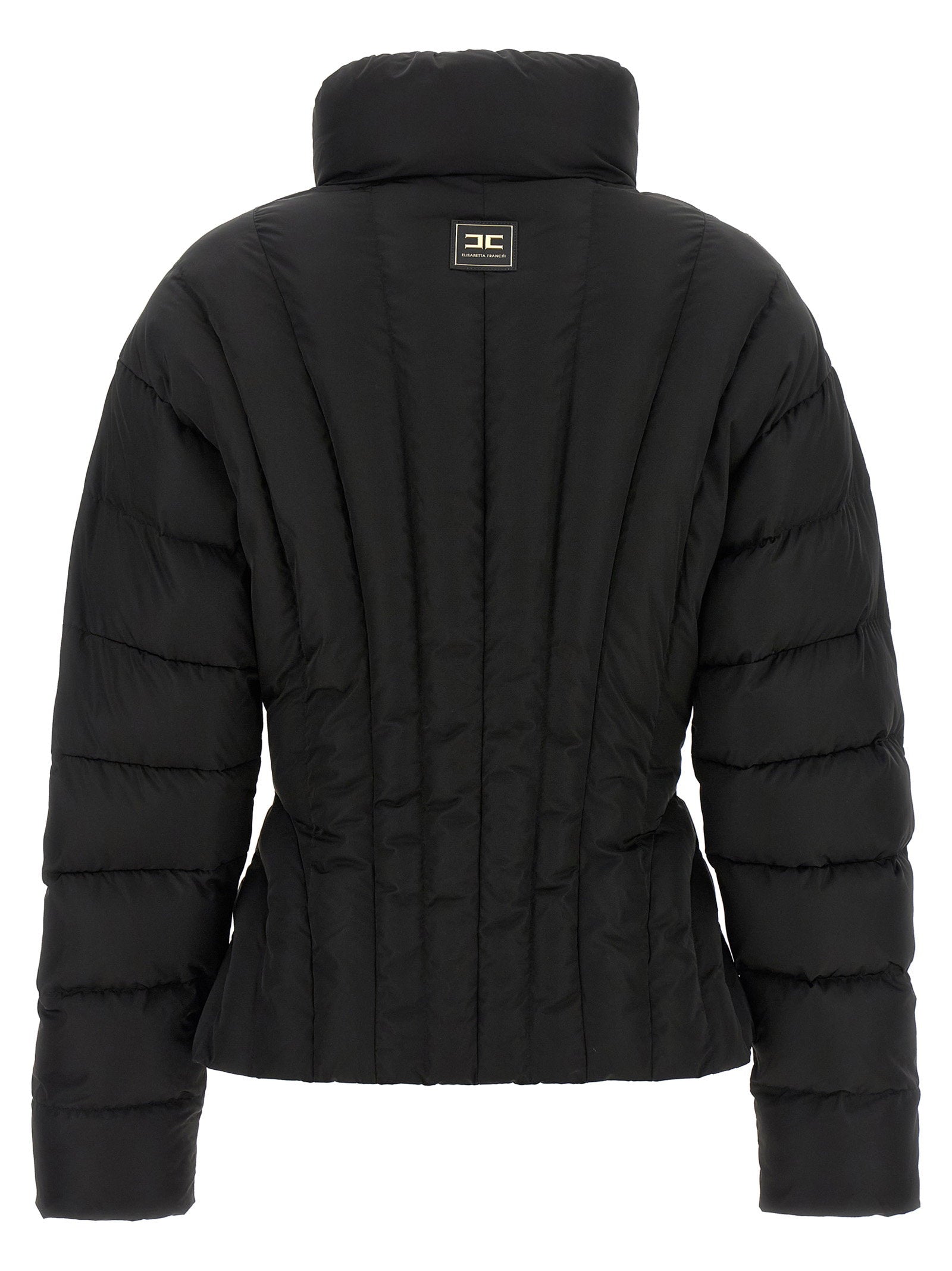 Elisabetta Franchi Bustier Quilted Down Jacket - view 2