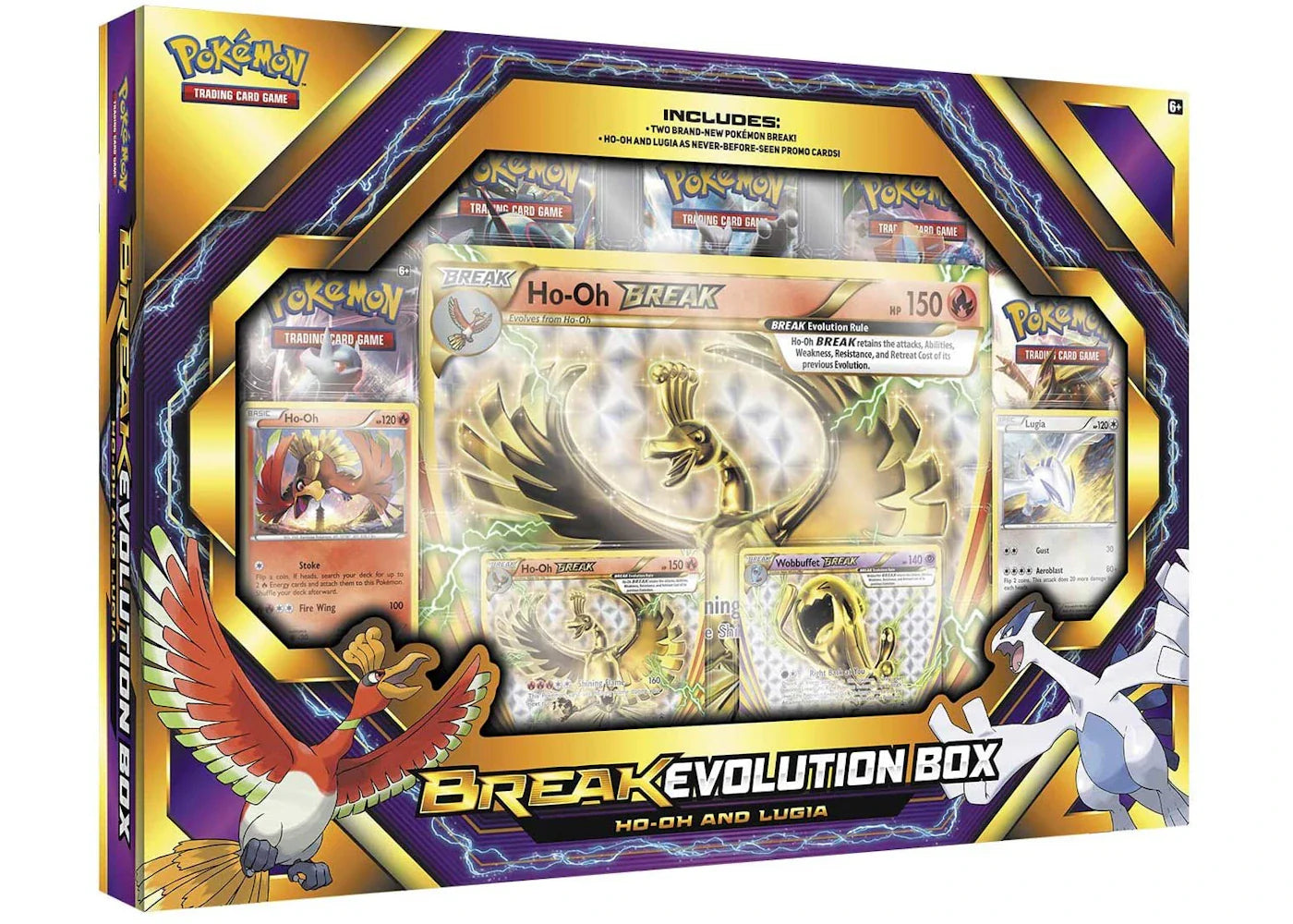 Pokémon 2016 Pokemon TCG Break Evolution Box Featuring Ho-Oh and Lugia