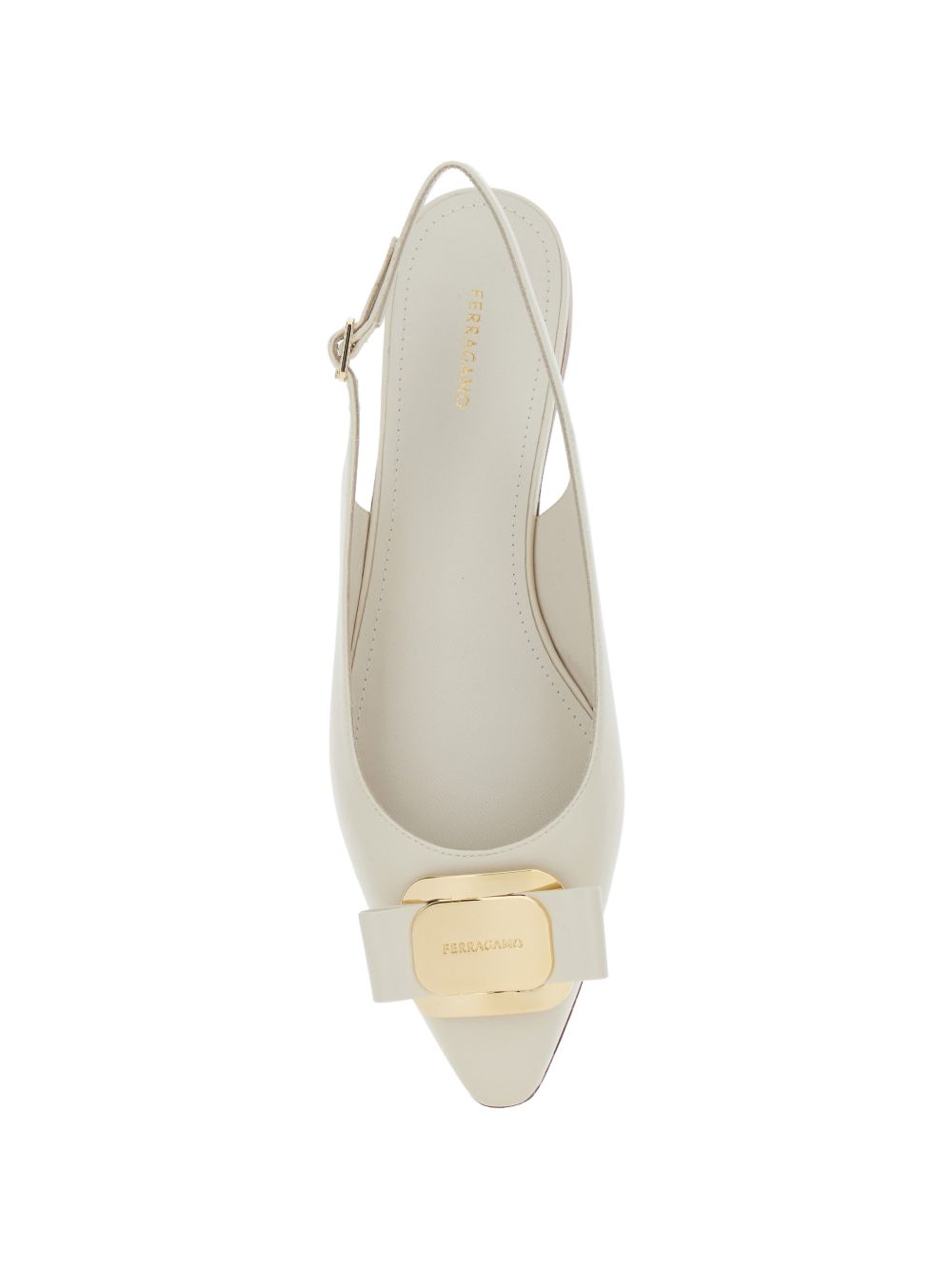 Ferragamo Zelmi buckle ballerinas – Lambskin 100% - view 2