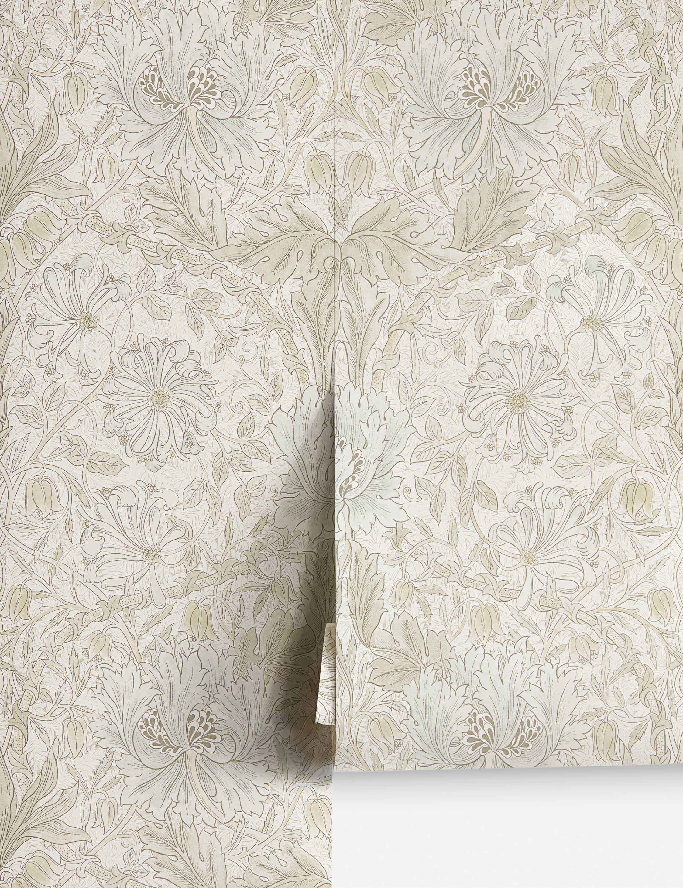 Pure honeysuckle tulip – Lulu and Georgia Pure Honeysuckle & Tulip Wallpaper by Morris & Co.