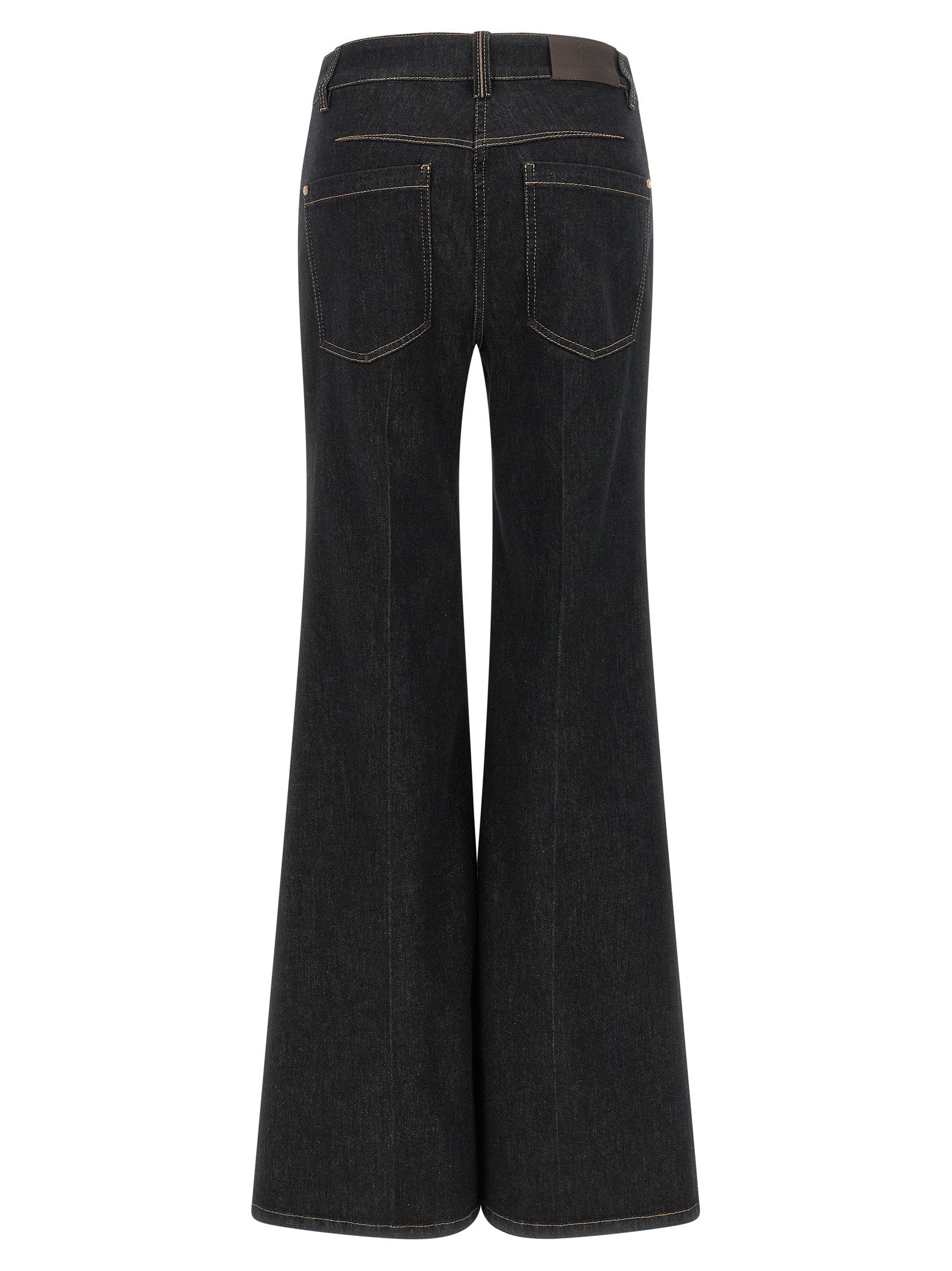 Brunello Cucinelli Flared Leg Jeans – 99% cotton, 1% elastane - view 2