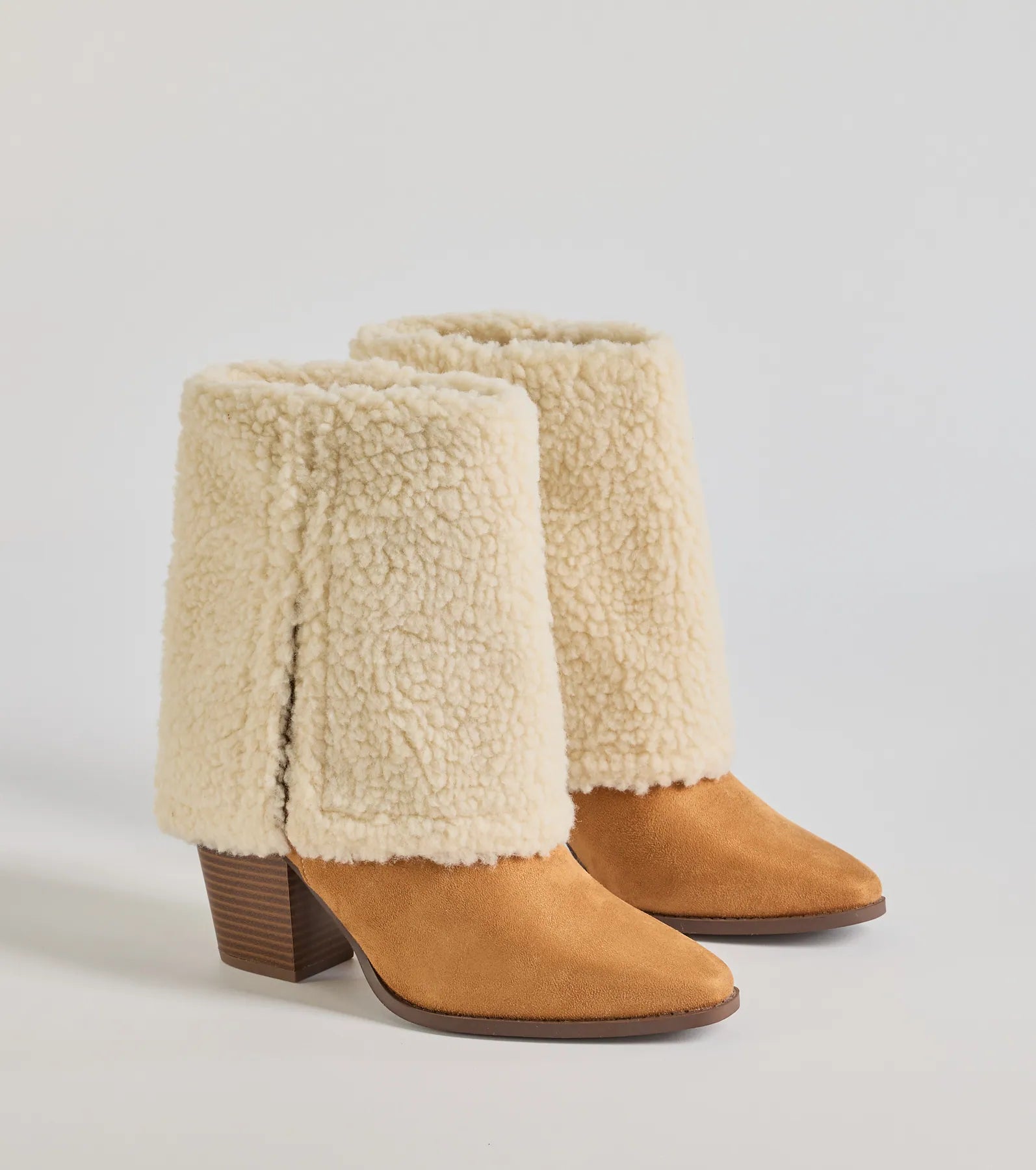 Windsor Cozy Vibes Faux Sherpa Foldover Booties