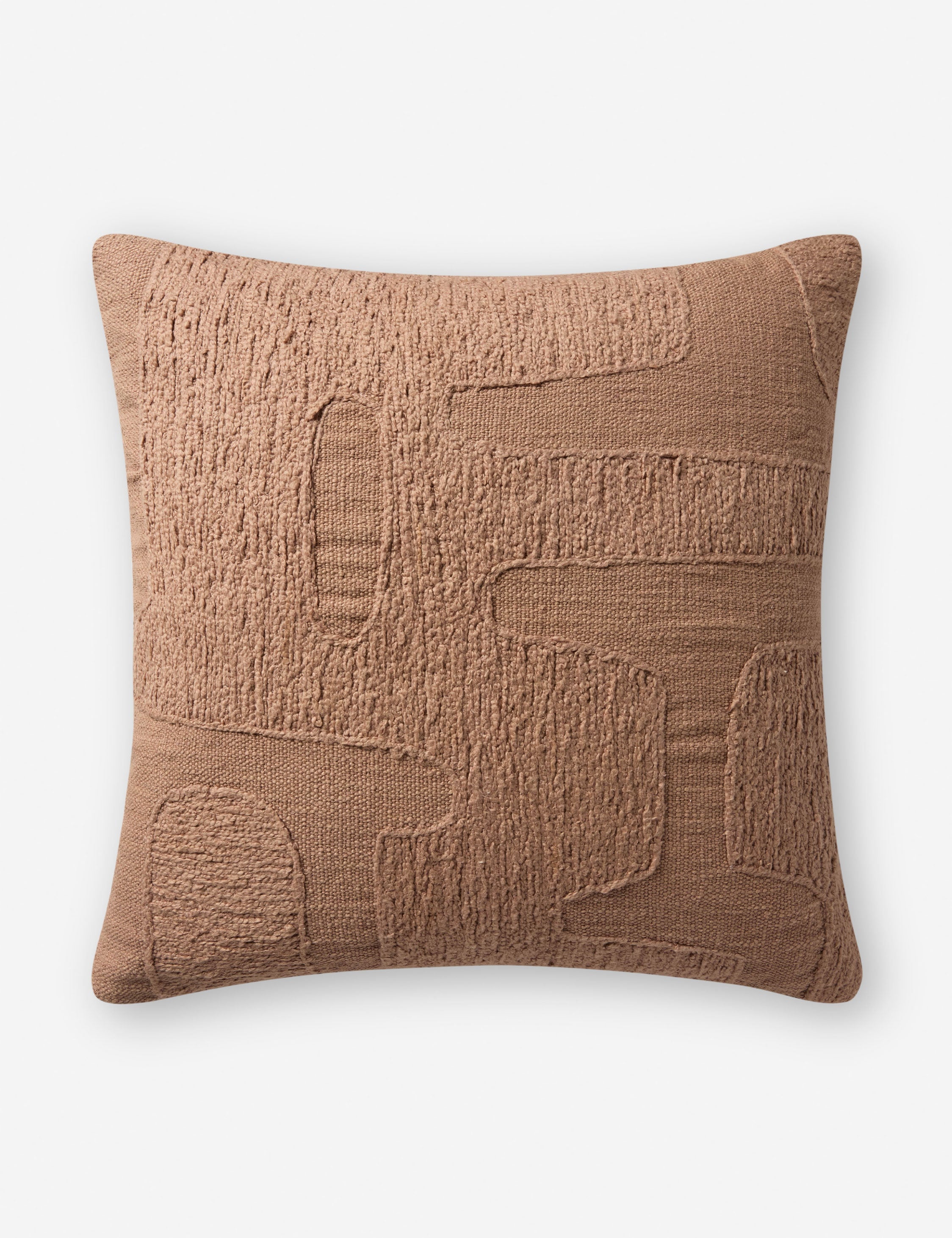 Lulu and Georgia Organic Embroidered Pillow by Brigette Romanek x Loloi