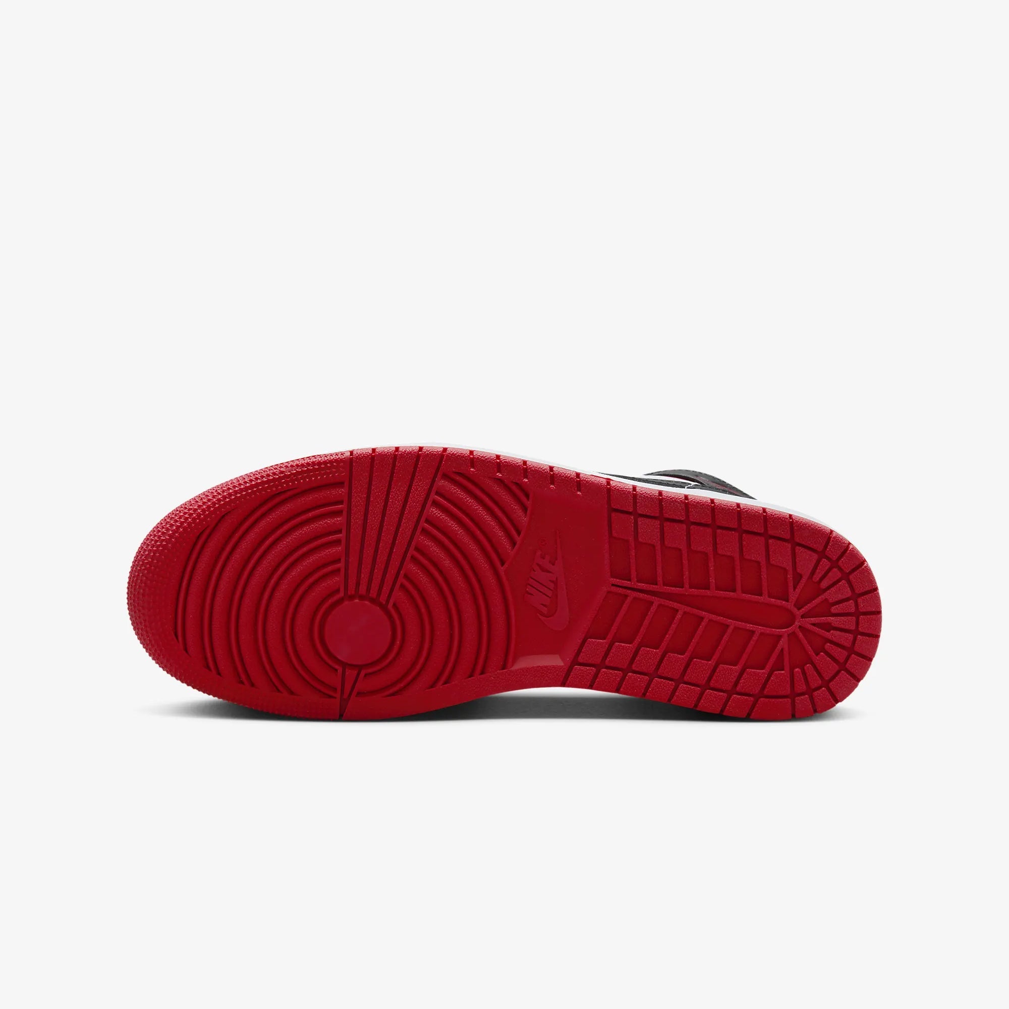 Jordan | AIR JORDAN 1 MID { WHITE/GYM RED-BLACK - view 5