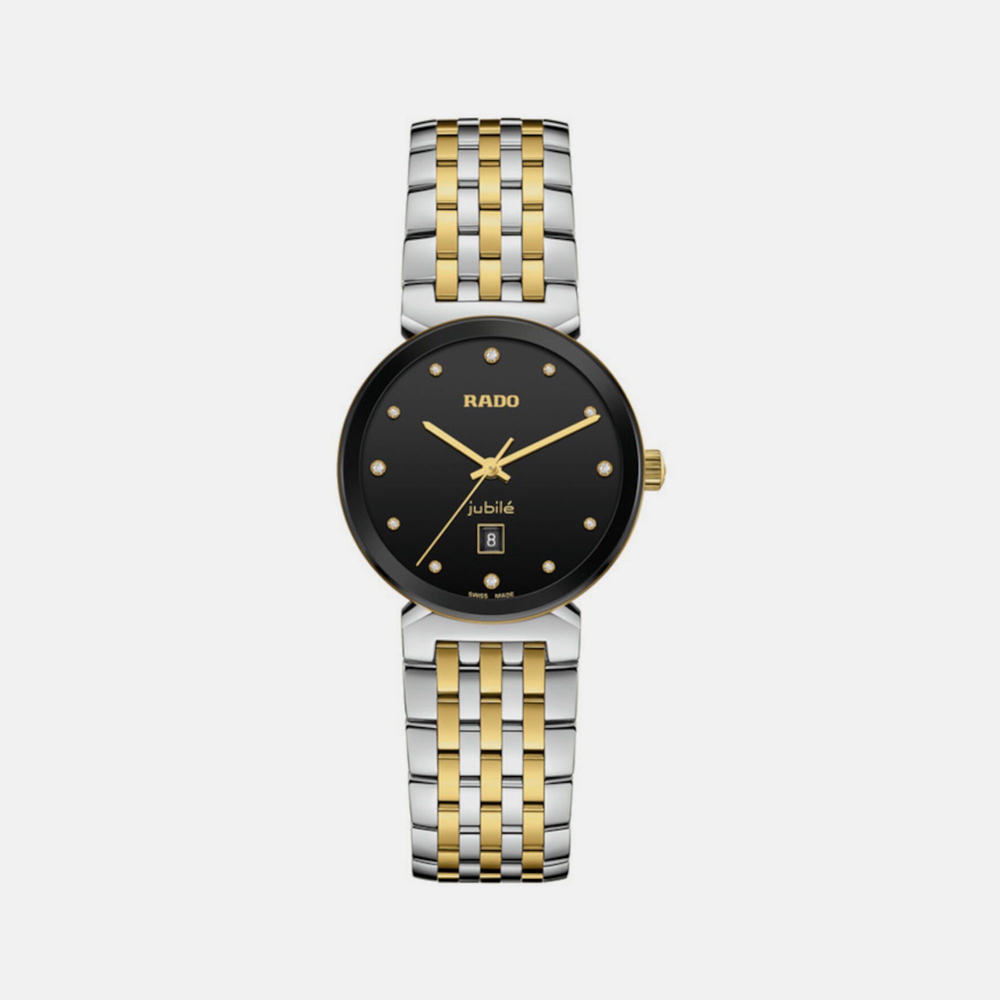 Rado Florence Women Quartz Black Dial Analog Stainless Steel Watch R48913743