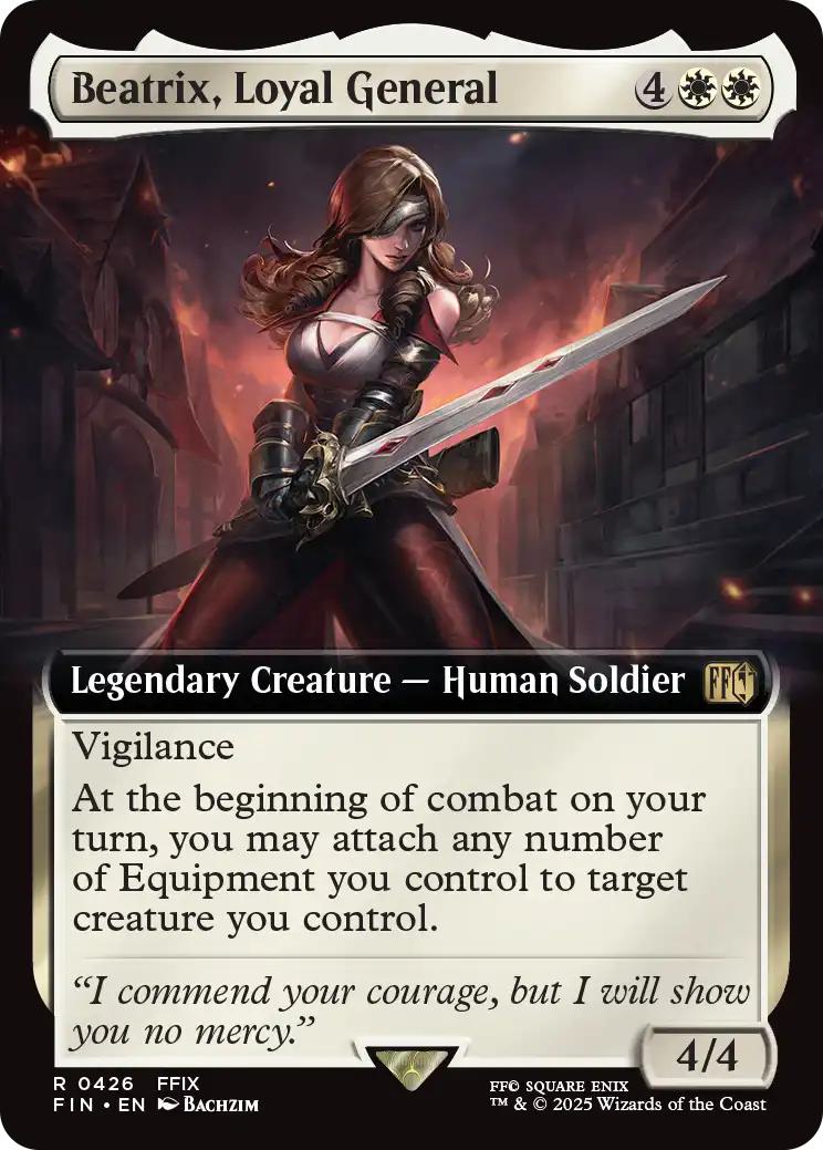 Beatrix loyal general – Magic Beatrix, Loyal General [426] [Extended Art] [FINAL FANTASY] [Non-Foil]