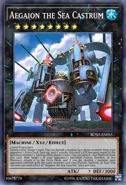 Yu-Gi-Oh! Aegaion the Sea Castrum - BOSH-EN055 - Common - 1st Edition