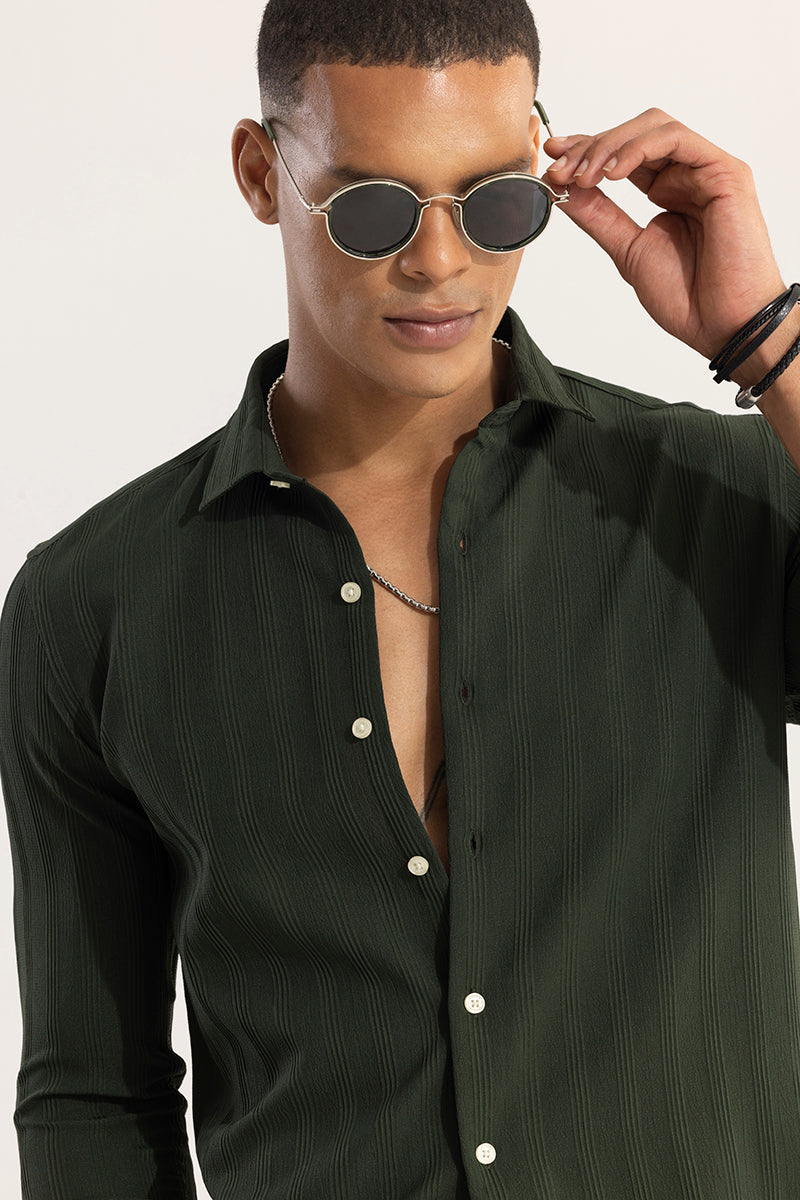 SNITCH Quadbar Green Shirt - view 5