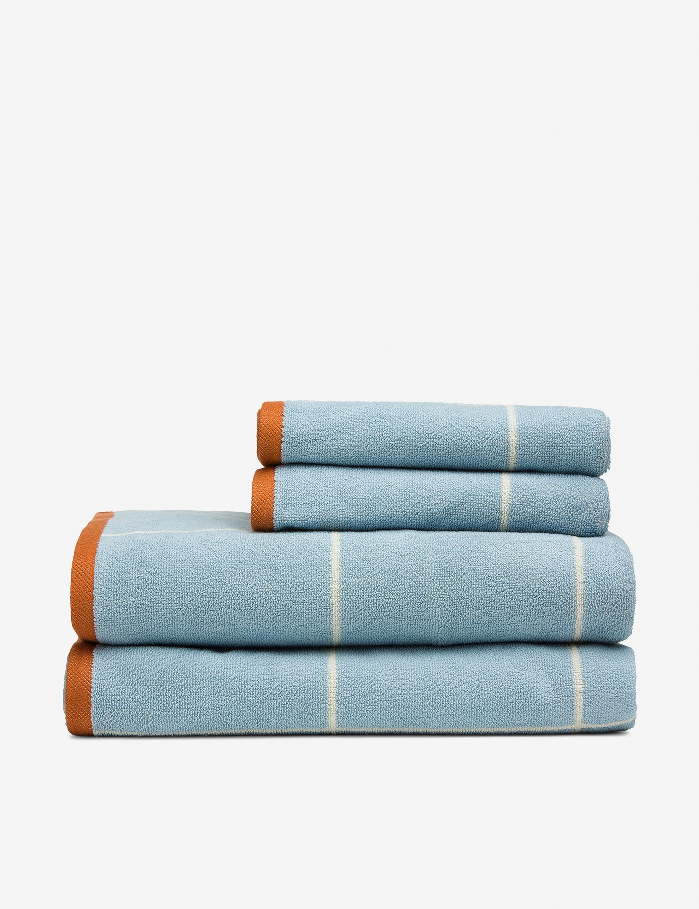 Lulu and Georgia Grid Organic Cotton Towel by House No. 23 - view 5