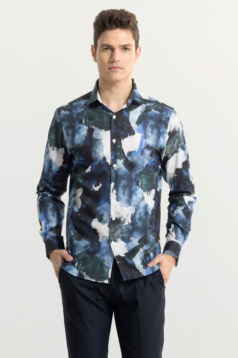 SNITCH CloudCanvas Blue Shirt - view 6