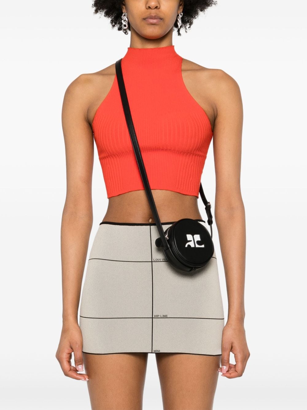 Courreges Re-Edition Circle cross body bag - view 2