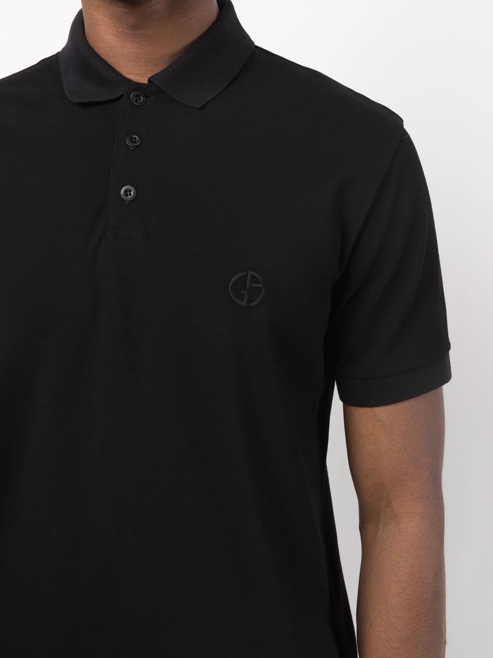 Giorgio Armani Piqeut cotton polo shirt – Cotton 97% Elastane 3% - view 5