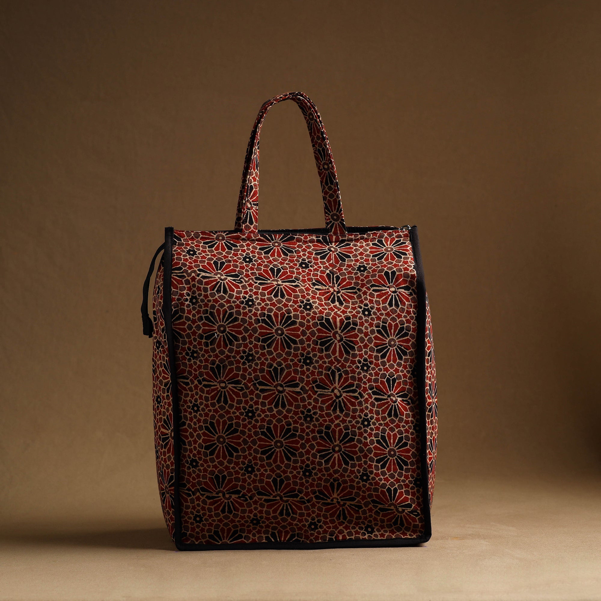 NOORI BAZAR Brown - Handmade Cotton Shopping Hand bag 04 - view 3