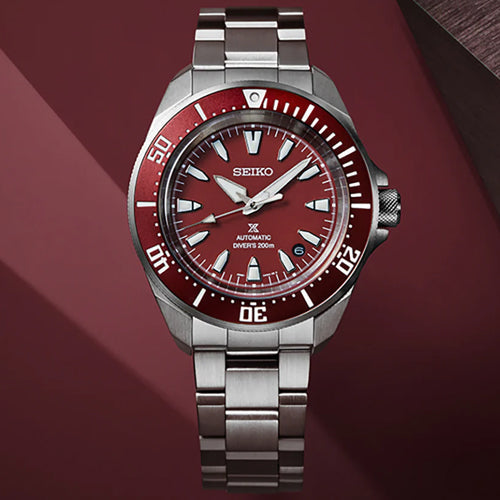 Seiko Prospex 4R Red Shog-urai Diver's Red Dial Men 41.7mm SRPL11K1 - view 4