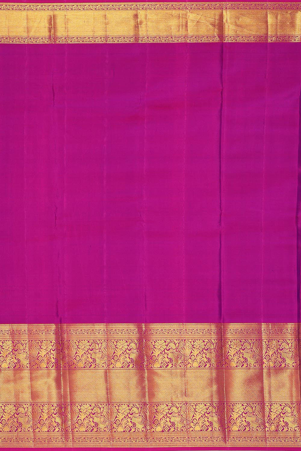 Kalanjali Kanchipattu Bluish Grey Brocade Saree - view 4