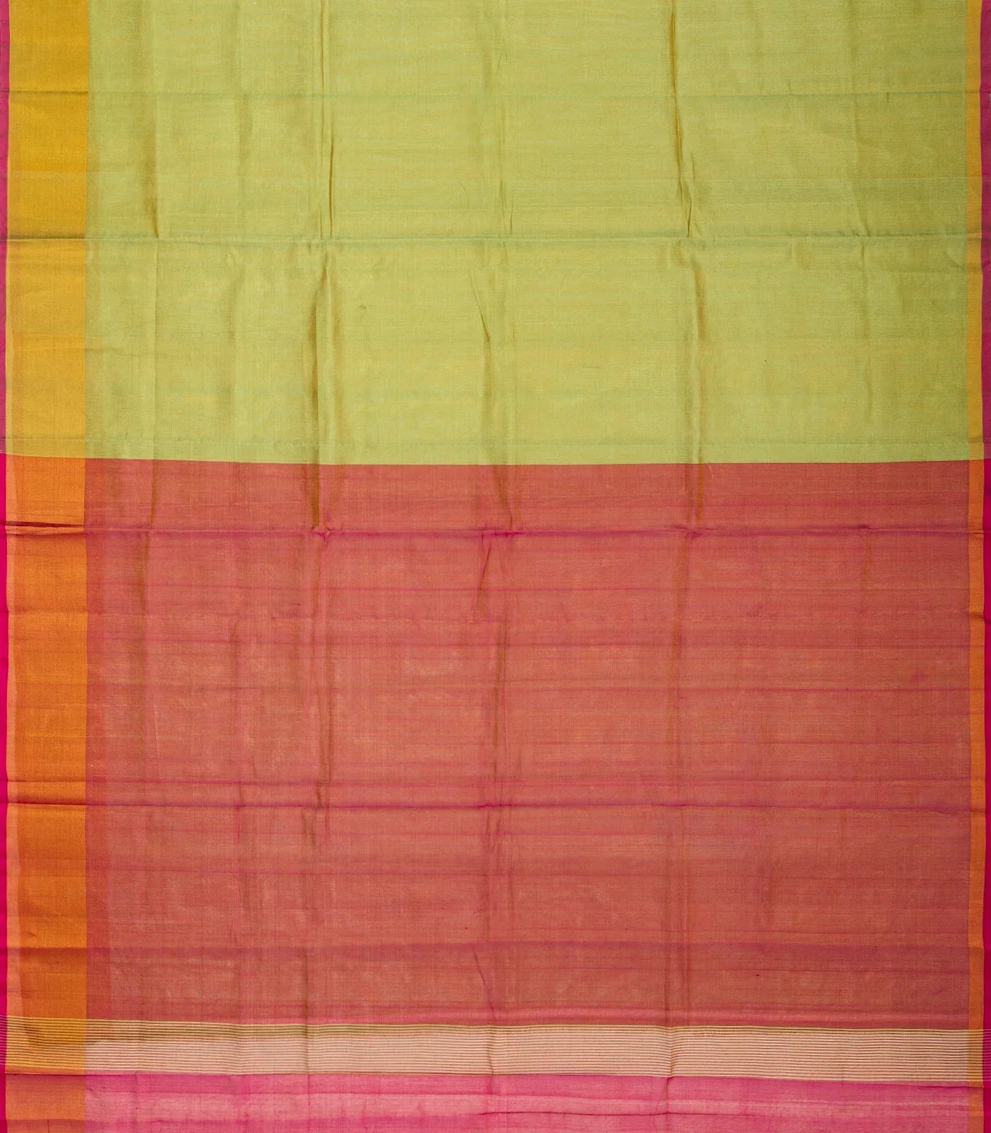 RmKV Cardamom Green Uppada Silk Saree With Contrast Pallu - view 2