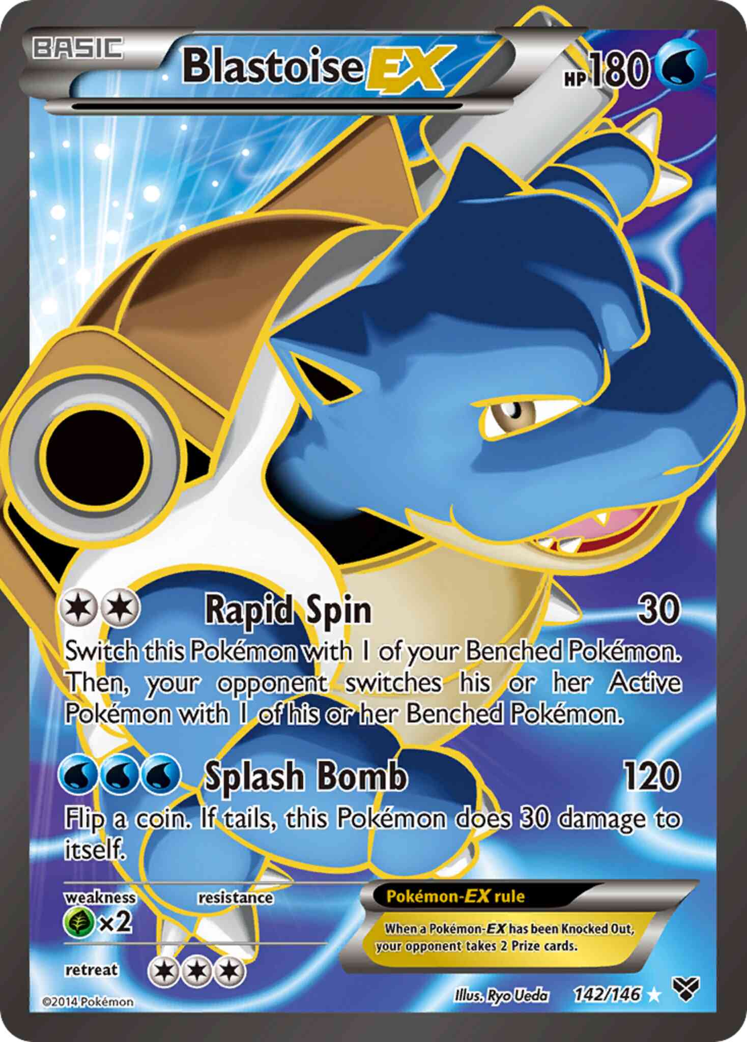 Rare ultra xy1-142 – Pokémon Blastoise-EX - 142/146 - Rare Ultra [xy1-142] [Ultra]