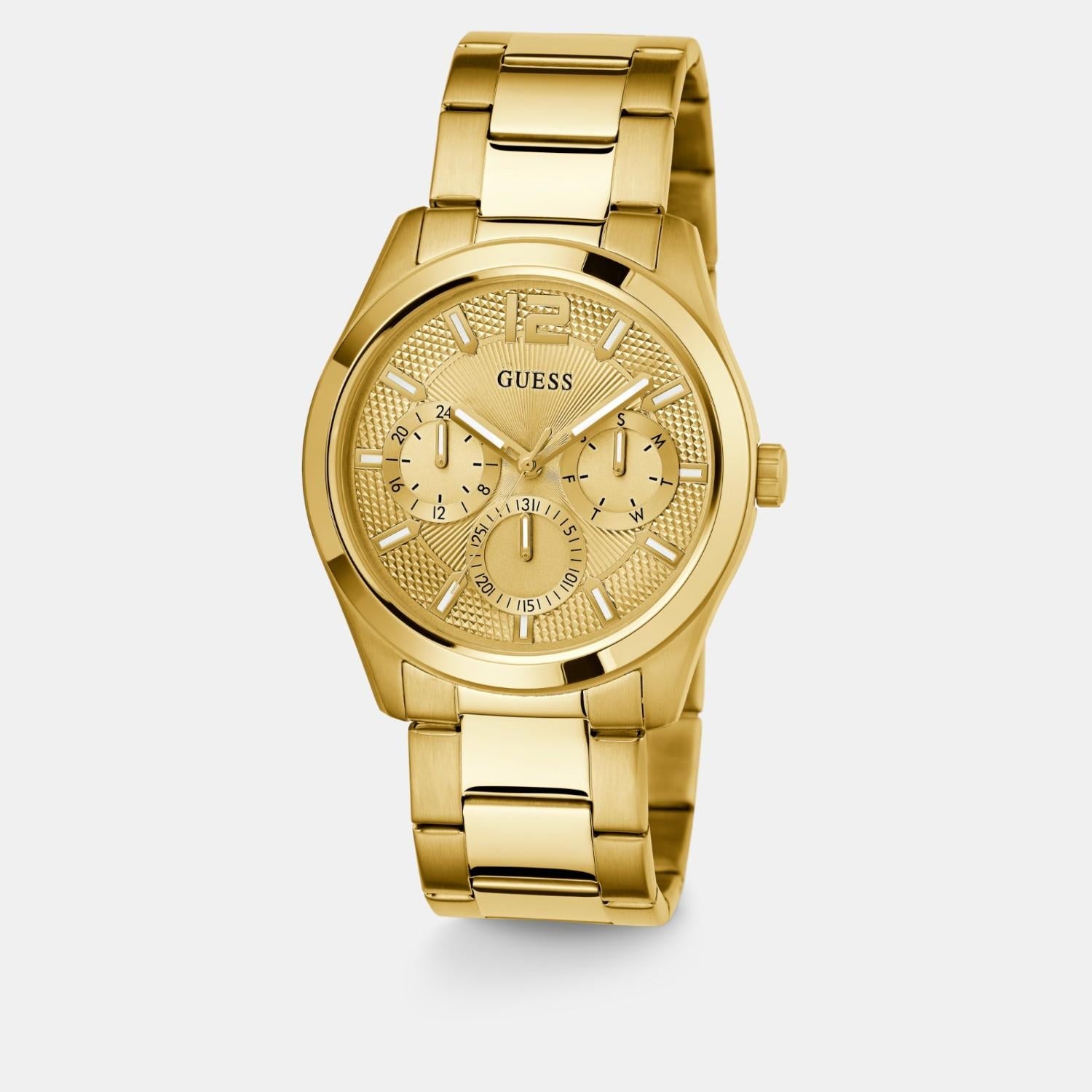 Guess Dress Men Quartz Champagne Dial Multi-Function Stainless Steel Watch GW0707G3 - view 2