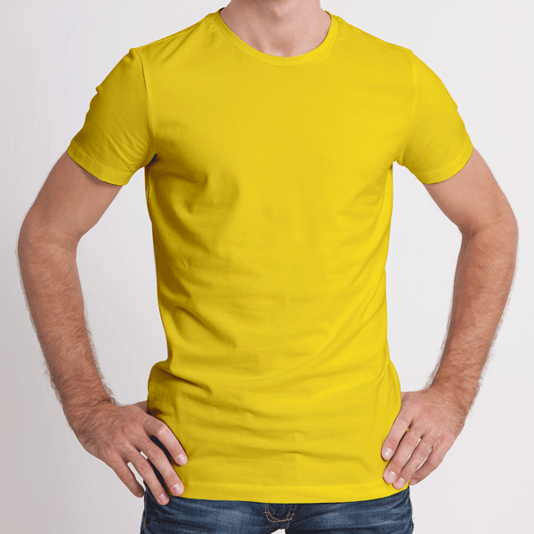BlackTree Pack of 4 Half Sleeves T-Shirts for Men 180 GSM (Mustard,Maroon,Red and White ) - view 2