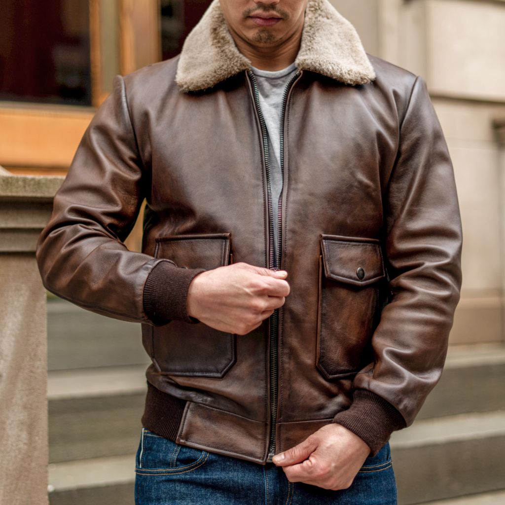 Thursday Boots - Seconds - Men's Jackets [S] Flight Jacket | Anejo - view 2