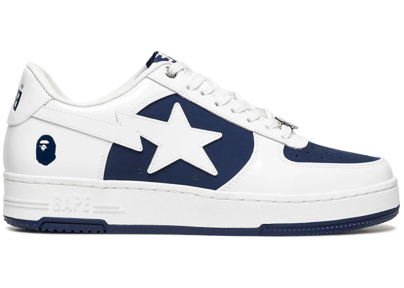 Sta low 6 – A Bathing Ape Bape Sta Low #6 White Navy