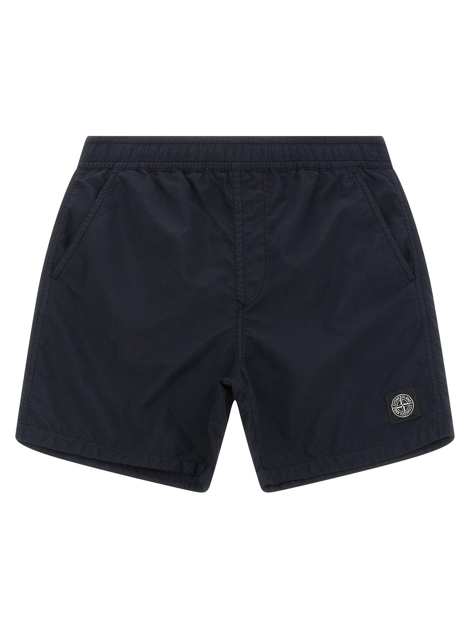 Stone Island Junior Compass Logo Swimsuit – 100% polyamide fibers