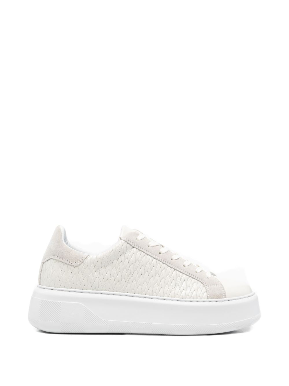 Woolrich Chunky Court leather sneakers – Calf Leather 100%