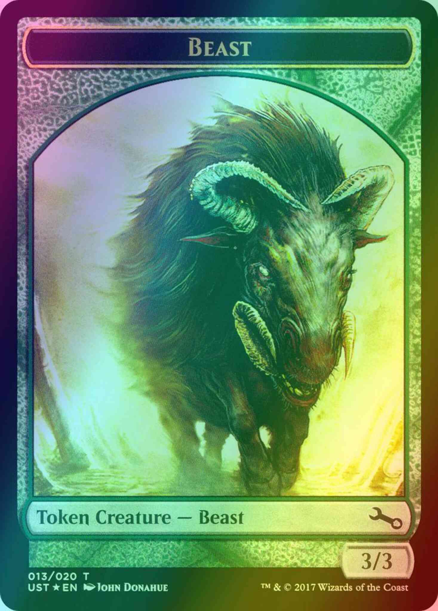Beast token 13 – Magic Beast Token [13] [Unstable Tokens] [Foil]