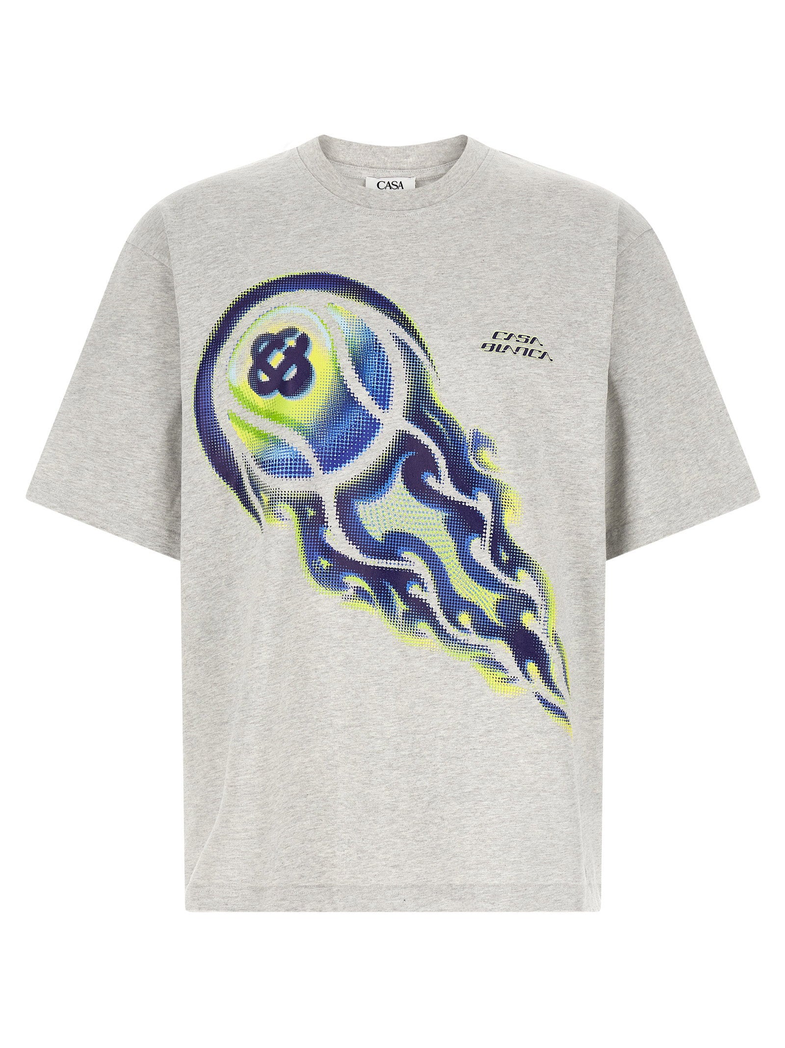 Casablanca Flaming Tennis Ball T-shirt – 100% organic cotton
