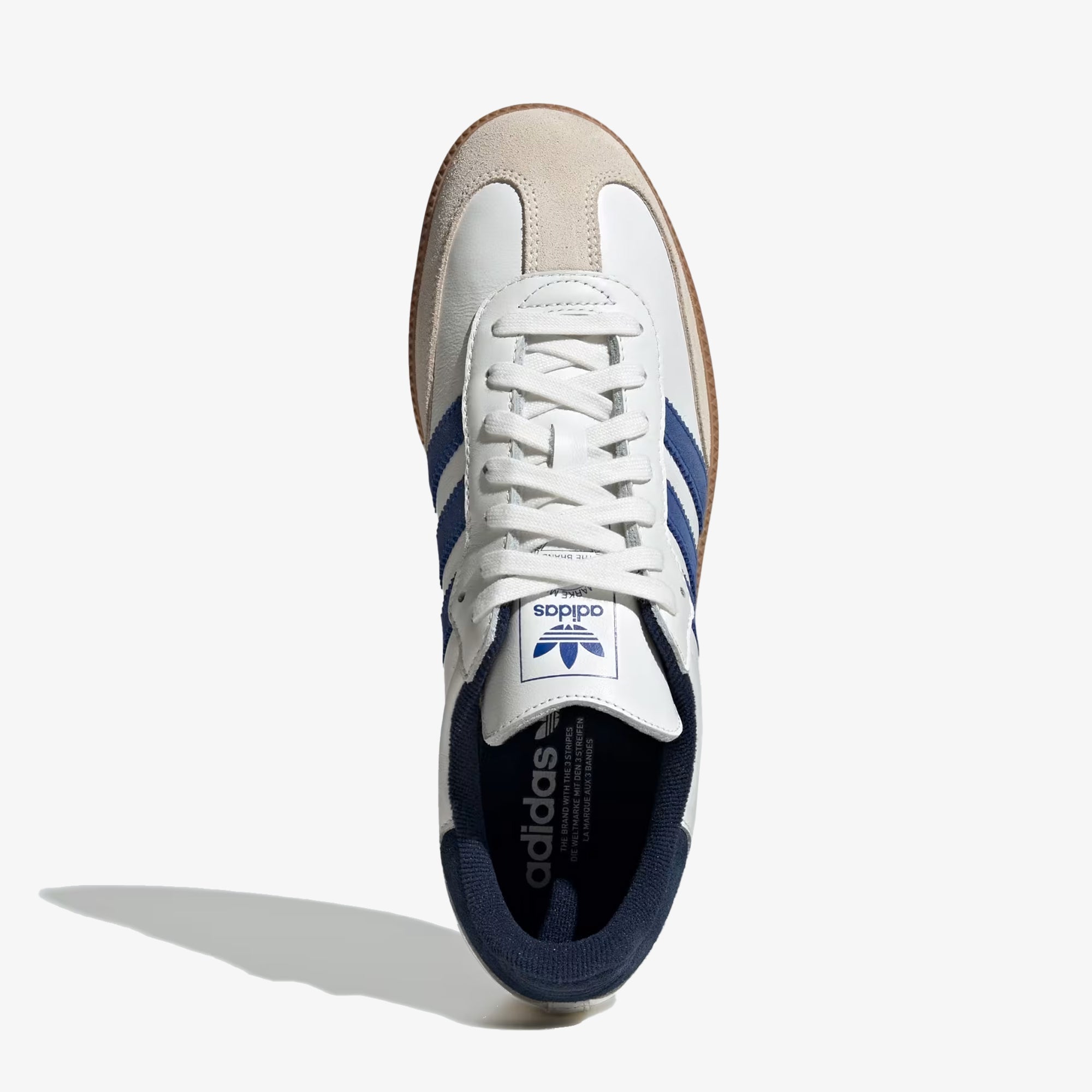 Adidas Originals | Samba Og { Core White/royal Blue/night Indigo - view 2