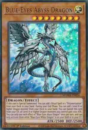 Yu-Gi-Oh! Blue-Eyes Abyss Dragon - MAMA-EN056 - Ultra Rare - 1st Edition