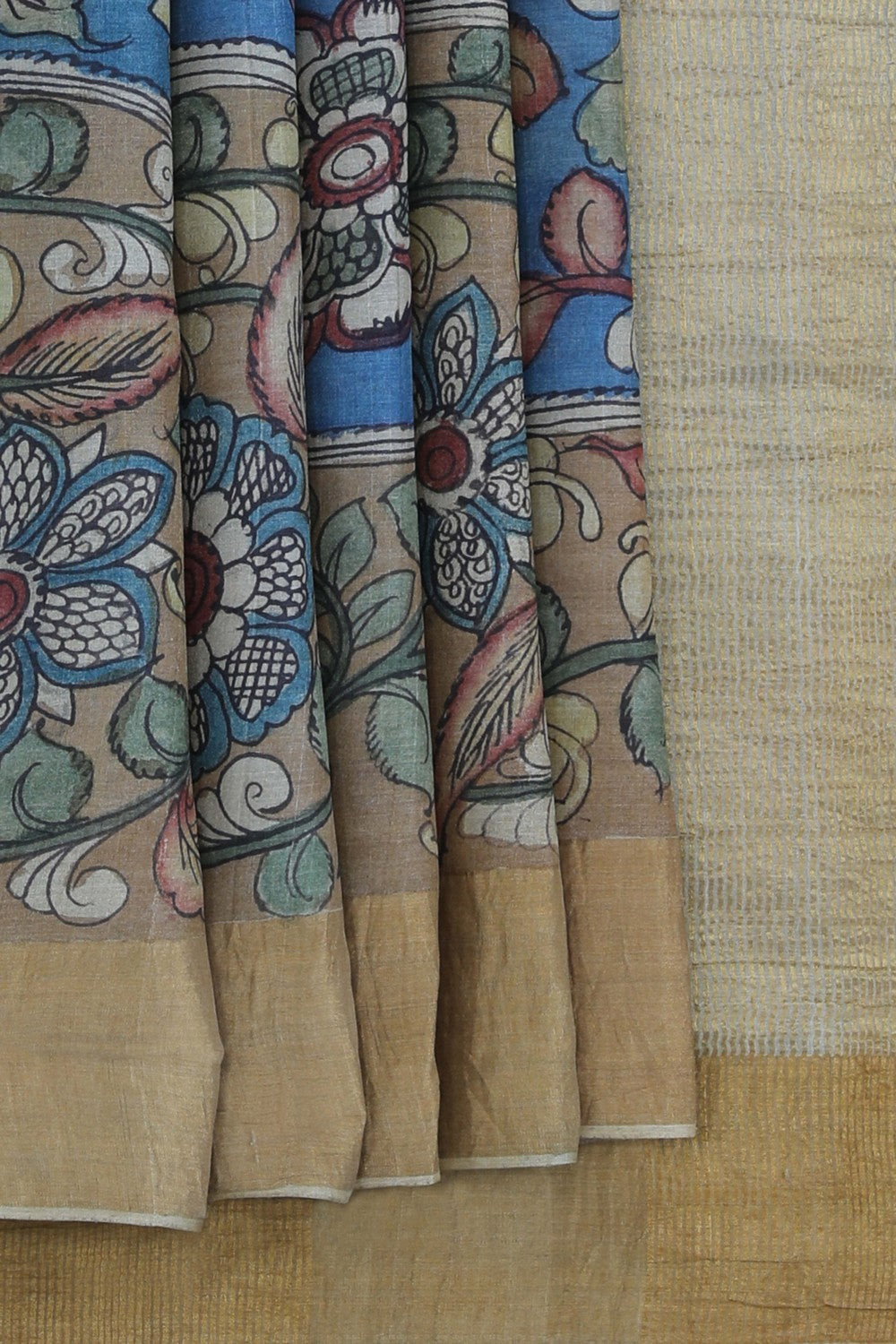Kalanjali Kalamkari Hand-Painted Saree – Women's