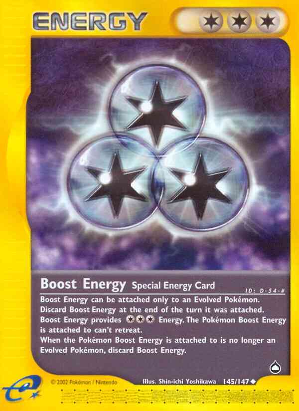 Uncommon ecard2-145 non-holo – Pokémon Boost Energy - 145/147 - Uncommon [ecard2-145] [Non-Holo]