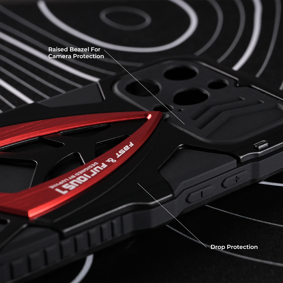 technoidtech iPhone 14 Pro Aventador Metal Silicone Hybrid Case - view 2