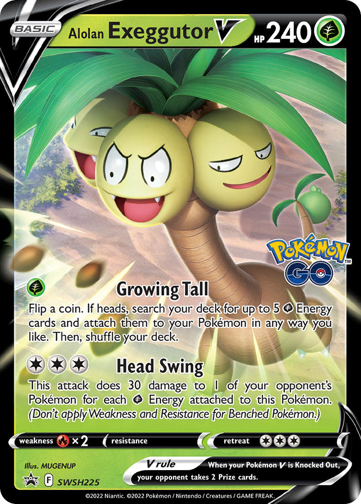 Alolan Exeggutor V - SWSH225 - Promo