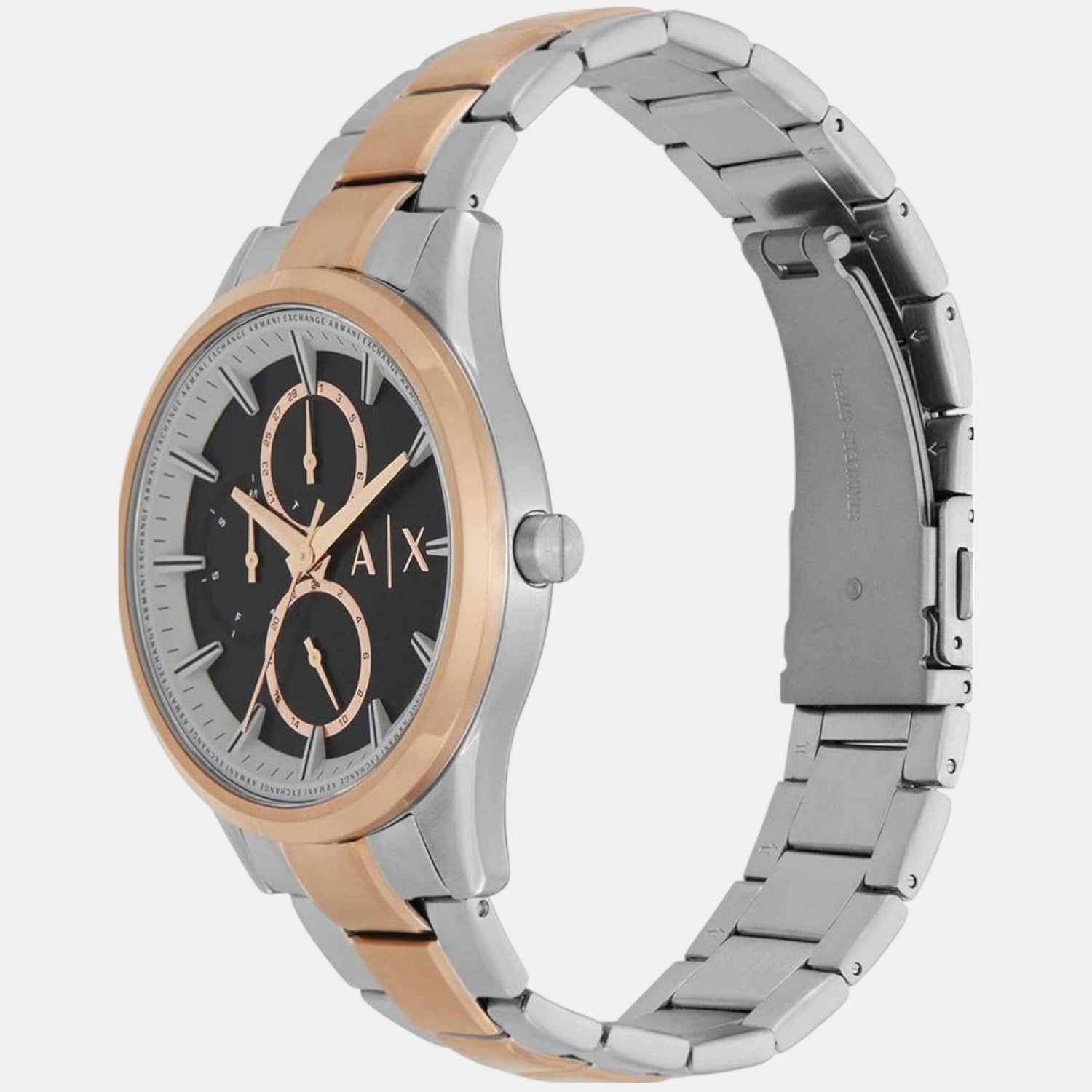 Armani Exchange Dante Men Quartz Black Dial Multi-Function Stainless Steel Watch AX1882 - view 2