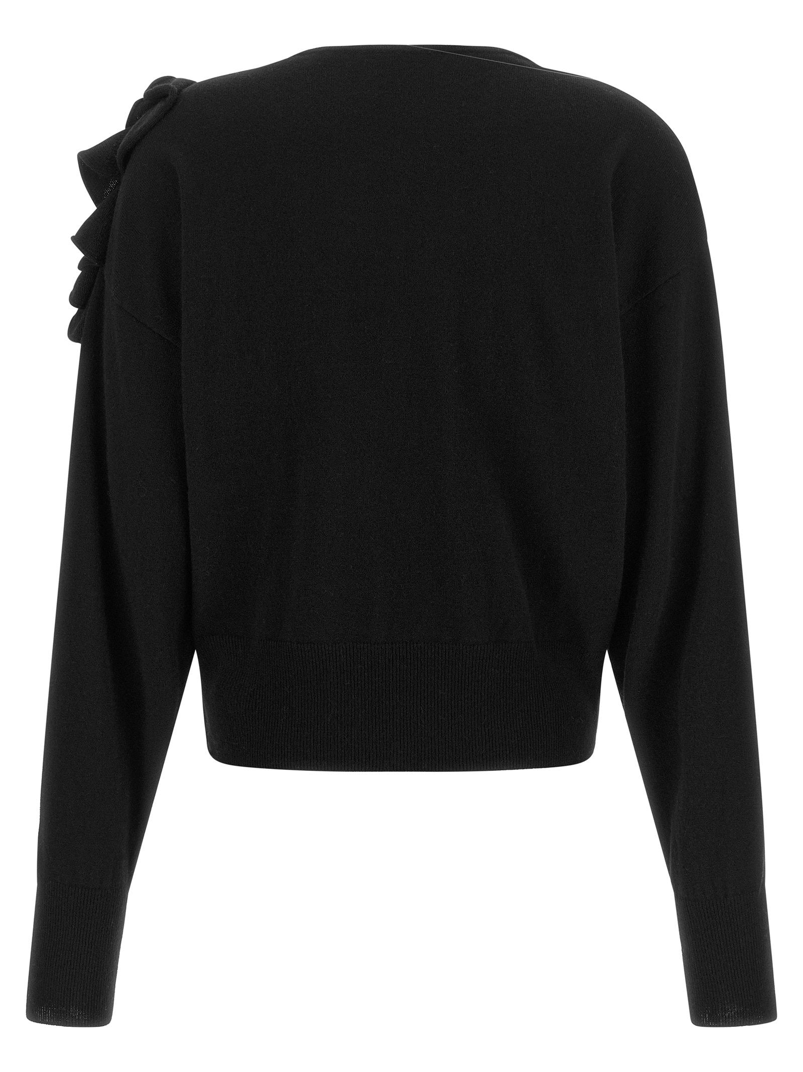 Nude Ruffled Sweater - view 2