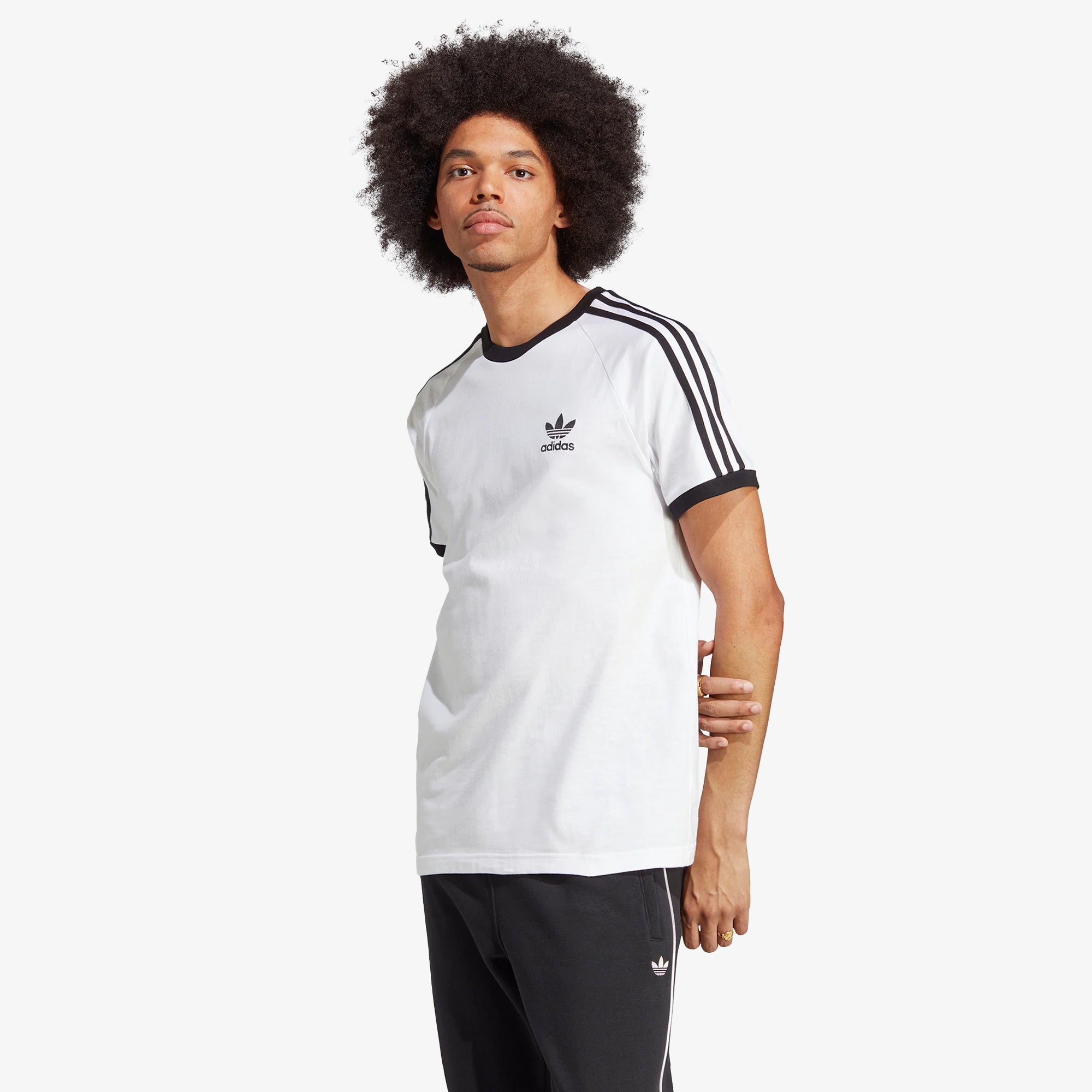 Adidas Originals | Adicolor Classics 3-stripes Tee { White/black