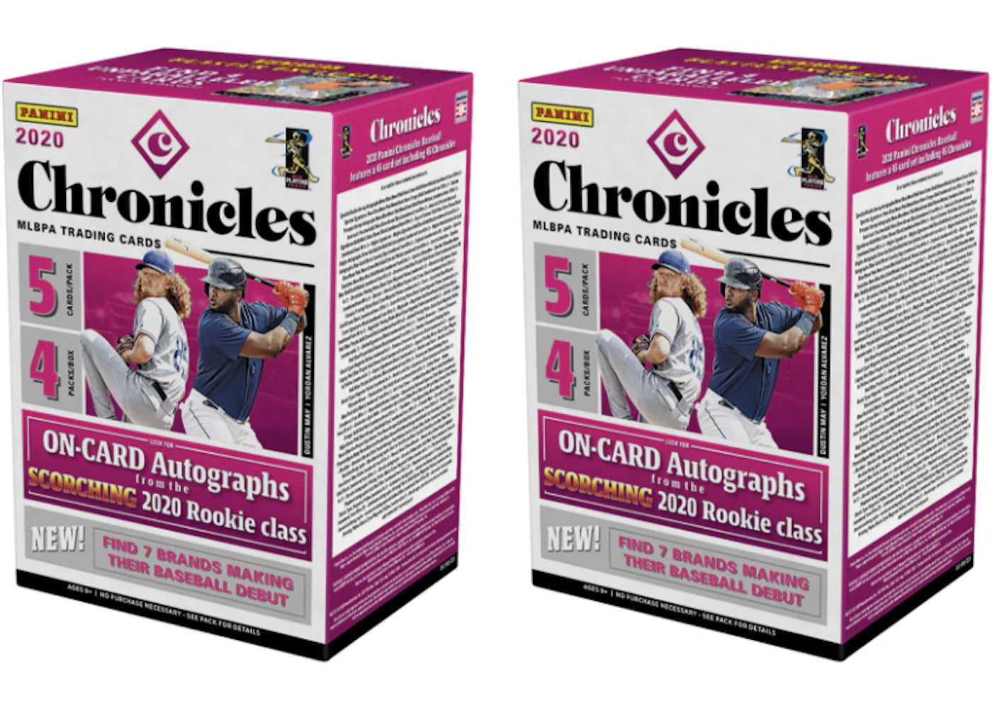 2020 Panini Chronicles Baseball Blaster Box 2x Lot