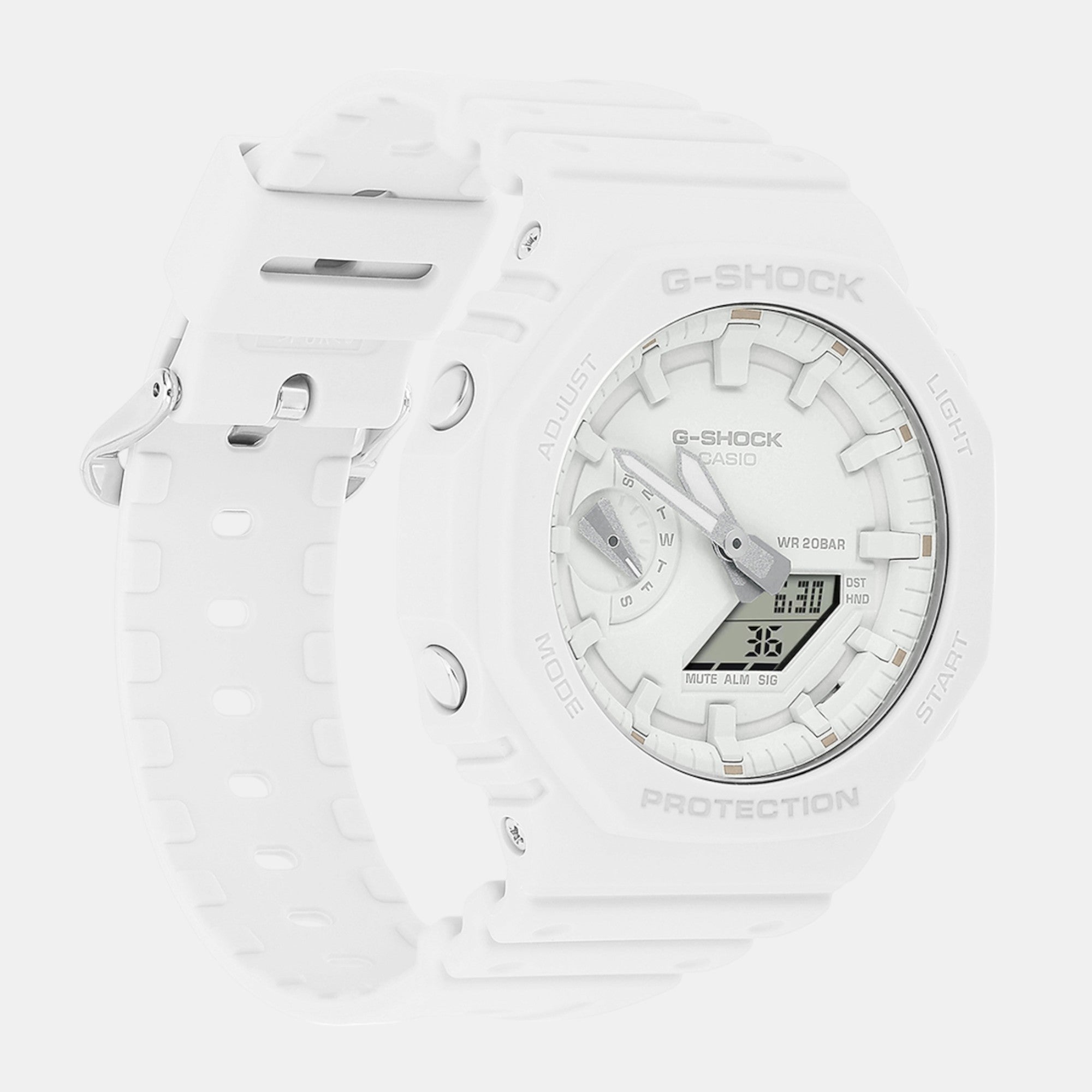 Casio G-Shock Men Quartz White Dial Analog-Digital Resin Watch G1522 - view 2