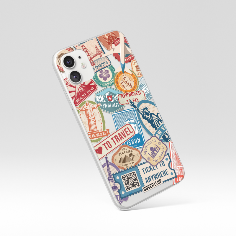 Design Phone Cases Travel Clear Silicone Case - view 5