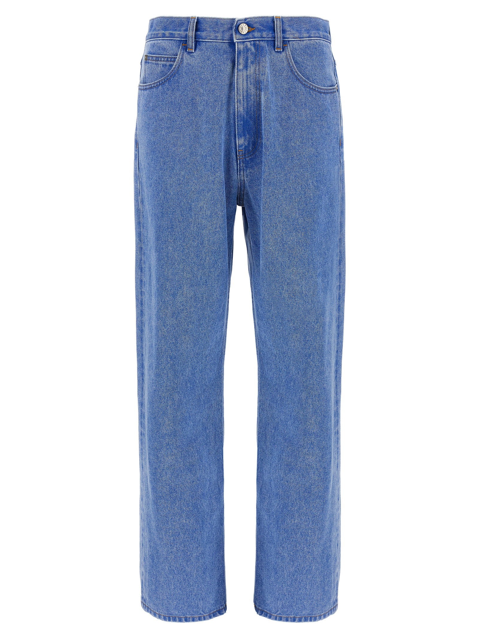 Marni Bleached Coated Jeans – 100% cotton