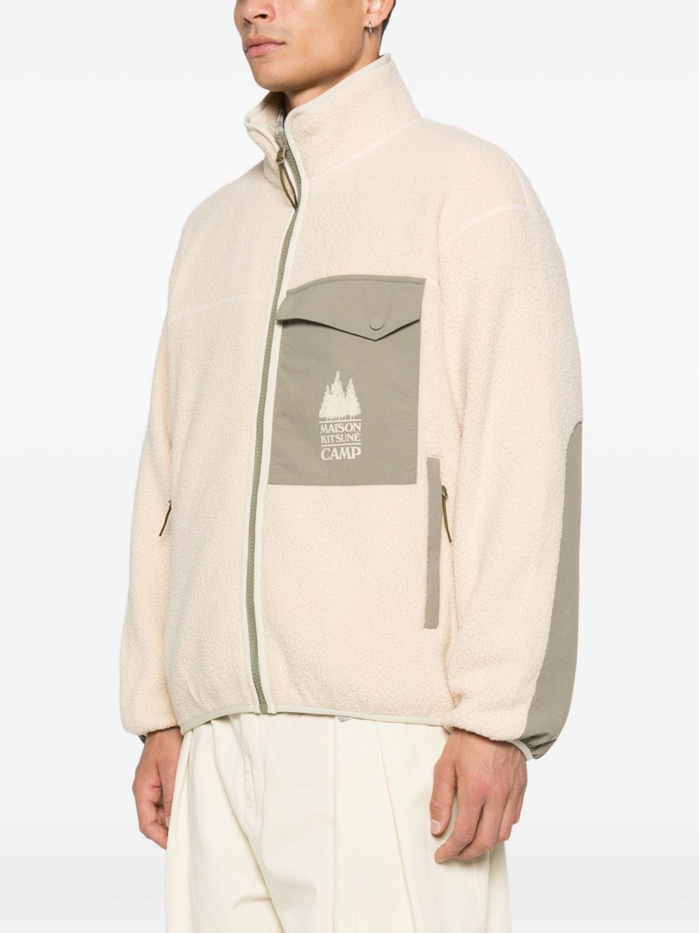 Maison Kitsuné casual fleece jacket – Polyester 100% - view 2