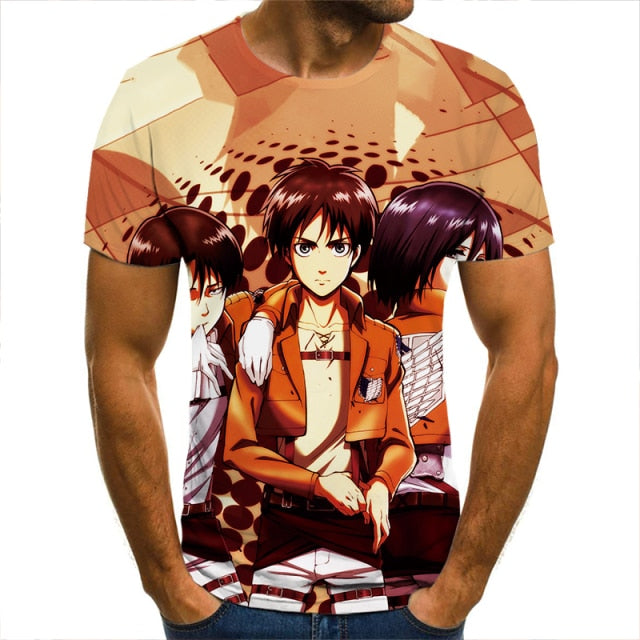 BlackTree 3D Summer attack T-Shirt for Men's -BT112.