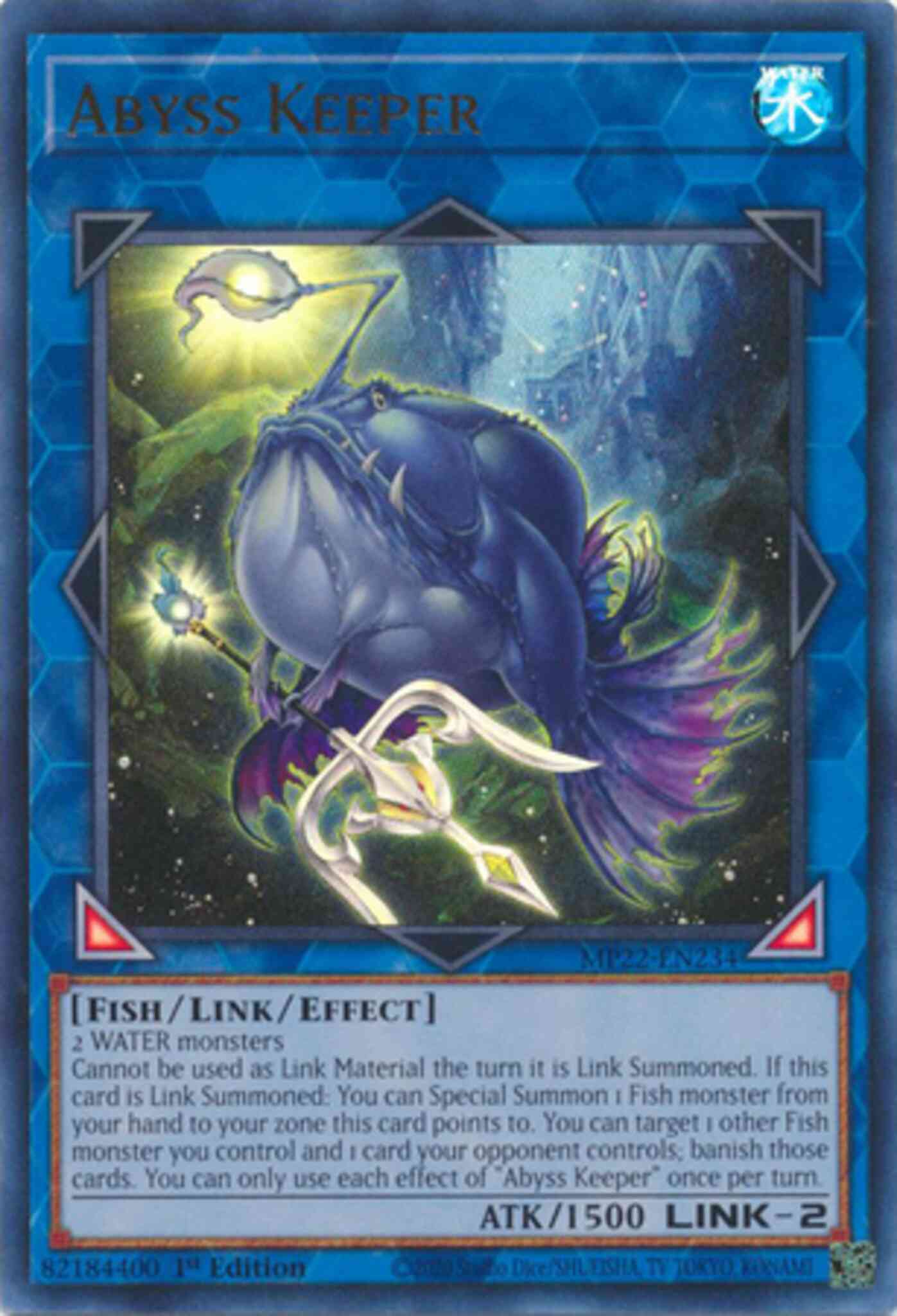 Yu-Gi-Oh! Abyss Keeper - MP22-EN234 - Ultra Rare - 1st Edition