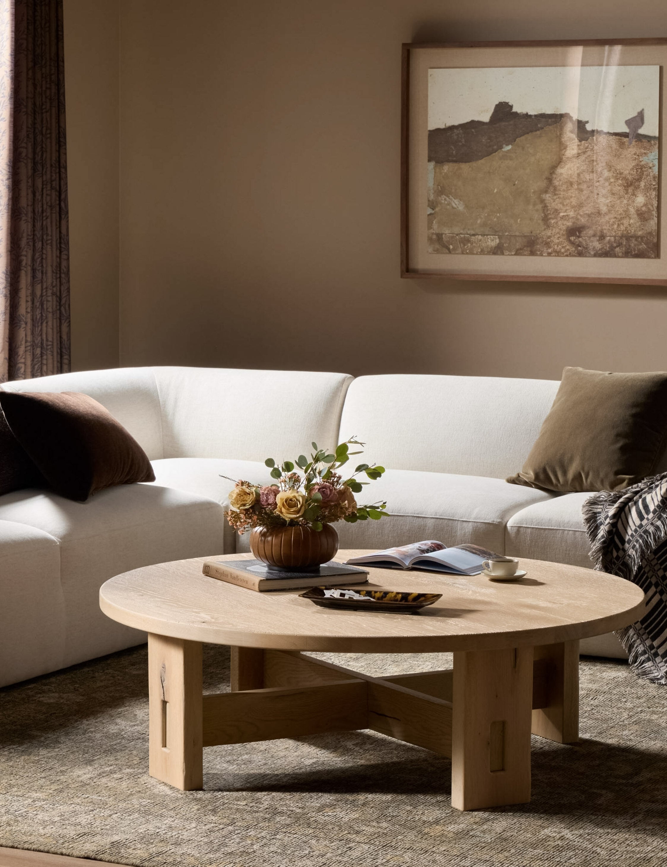 Lulu and Georgia Dagny Round Coffee Table – Natural - view 2