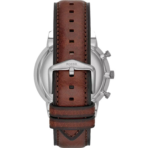 Fossil Neutra Rose Gold & Brown Strap 44 MM Watch for Men - view 2